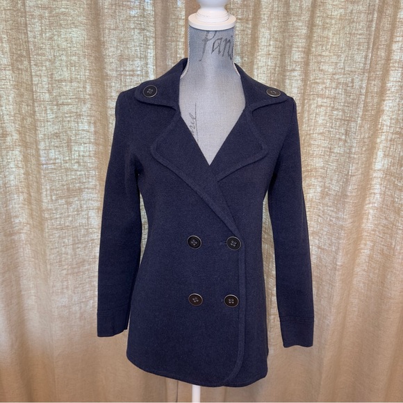 NIC + ZOE Polished Peacoat Navy Jacket, Size XS - Picture 12 of 14